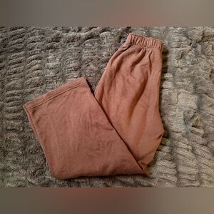 Brown sweatpants